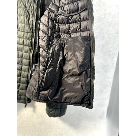 Ben Sherman Large Black Quilted Casual Long Sleeve Stand Up Puffer Jacket - Picture 6 of 9